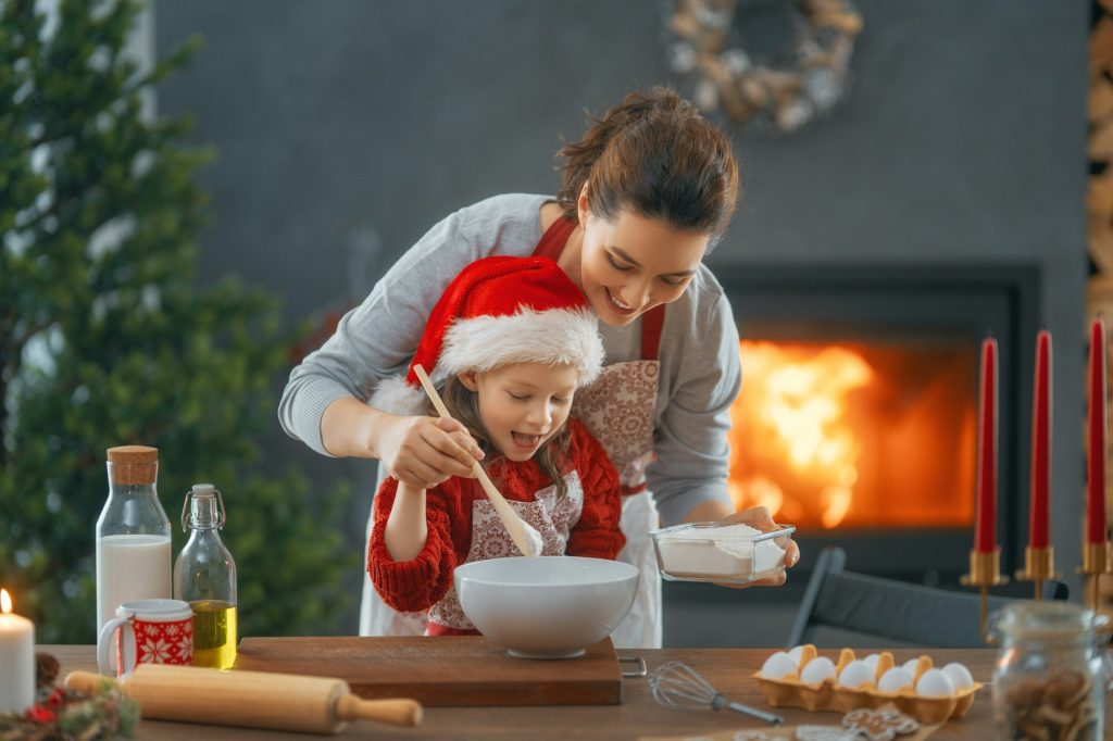 Cooking Christmas food